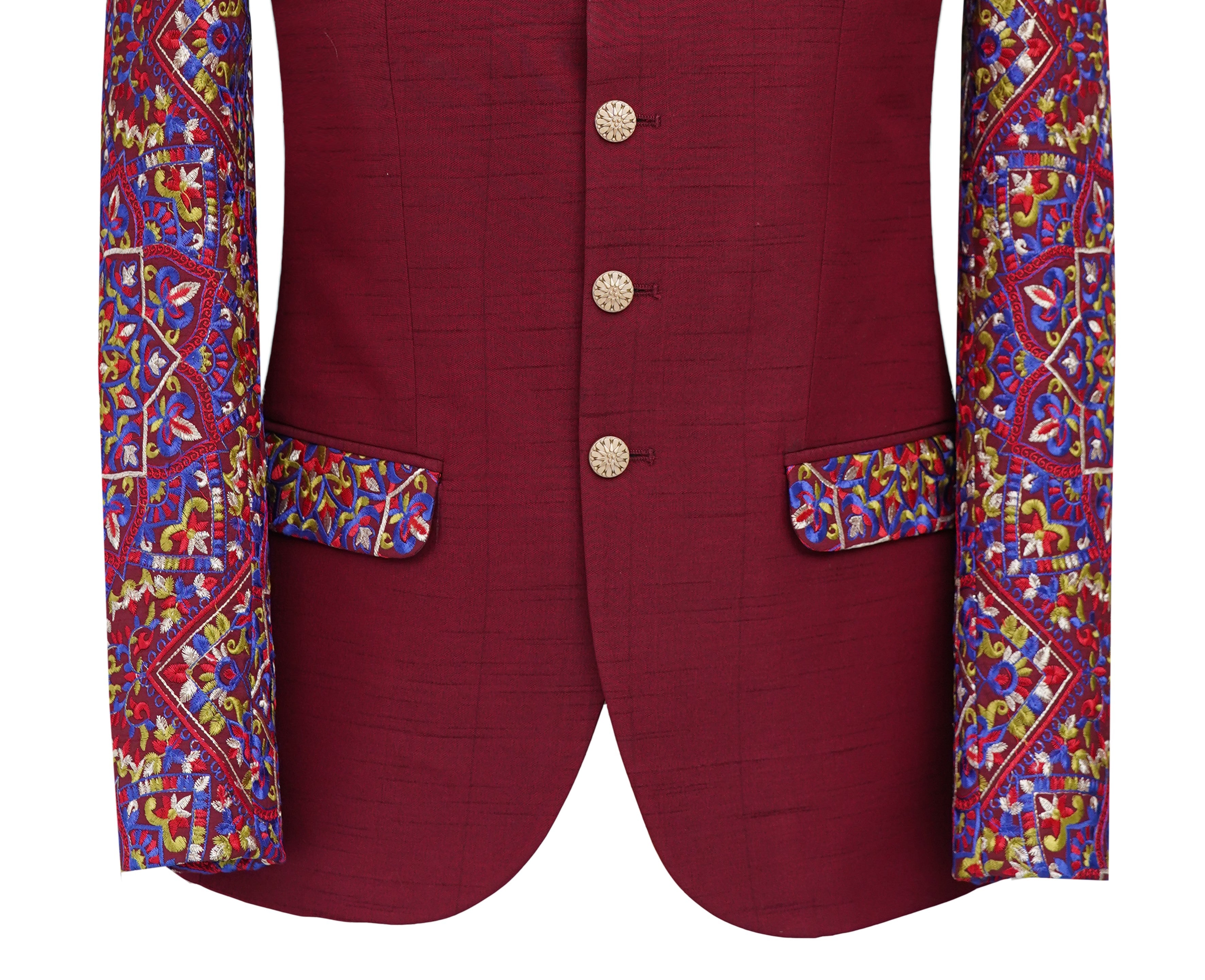 Cultured Maroon Prince Coat Maroon - Multicolor