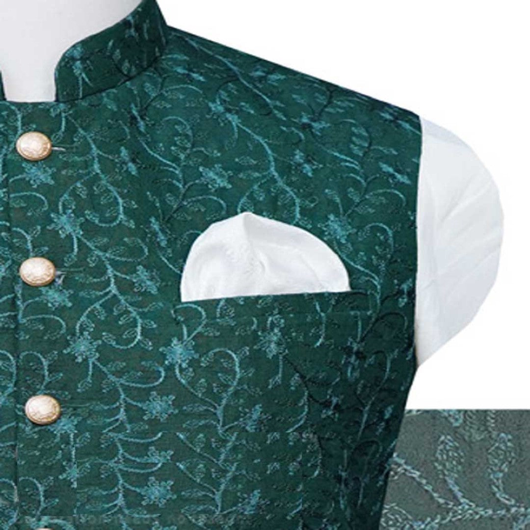 Bottle Green Antique Waistcoat Bottle Green
