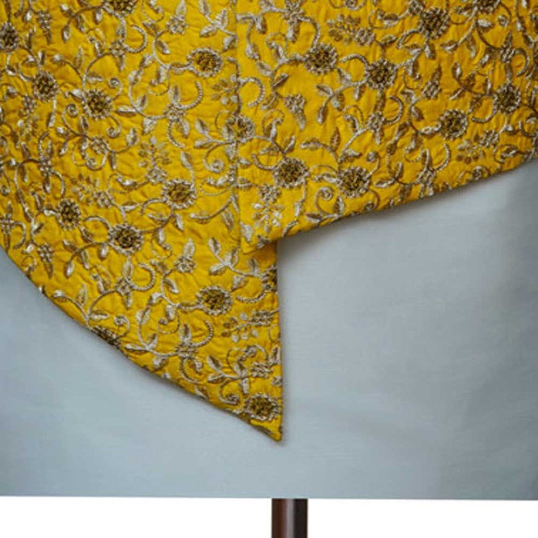 Groom Yellow Gold Waistcoat Yellow Gold