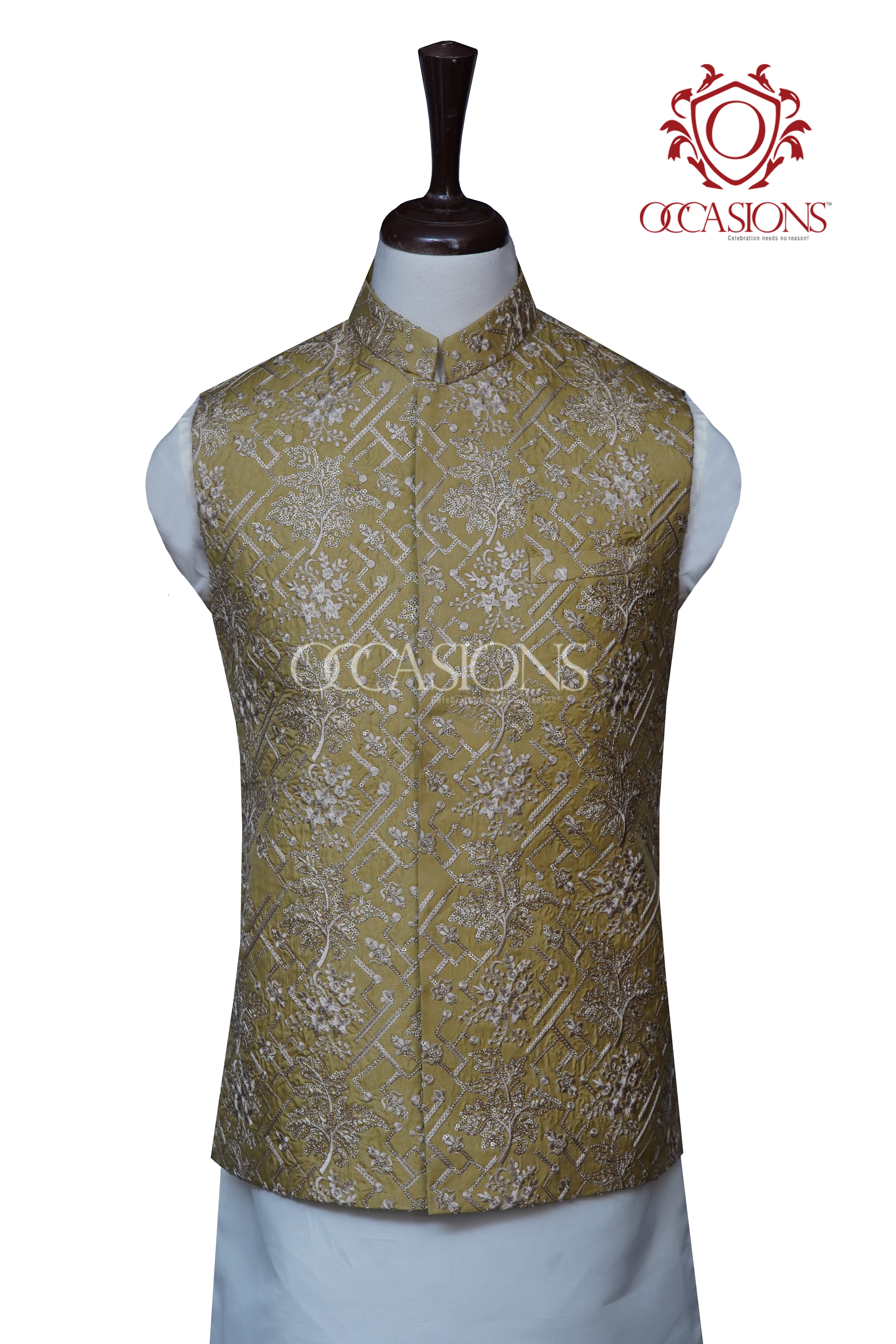 Dry Henna Skin Golden Waistcoat Dry Henna