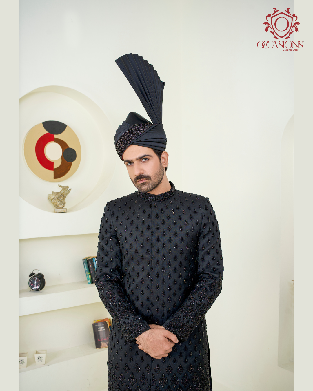Black Luxury Sherwani