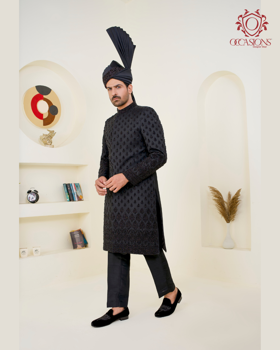 Black Luxury Sherwani