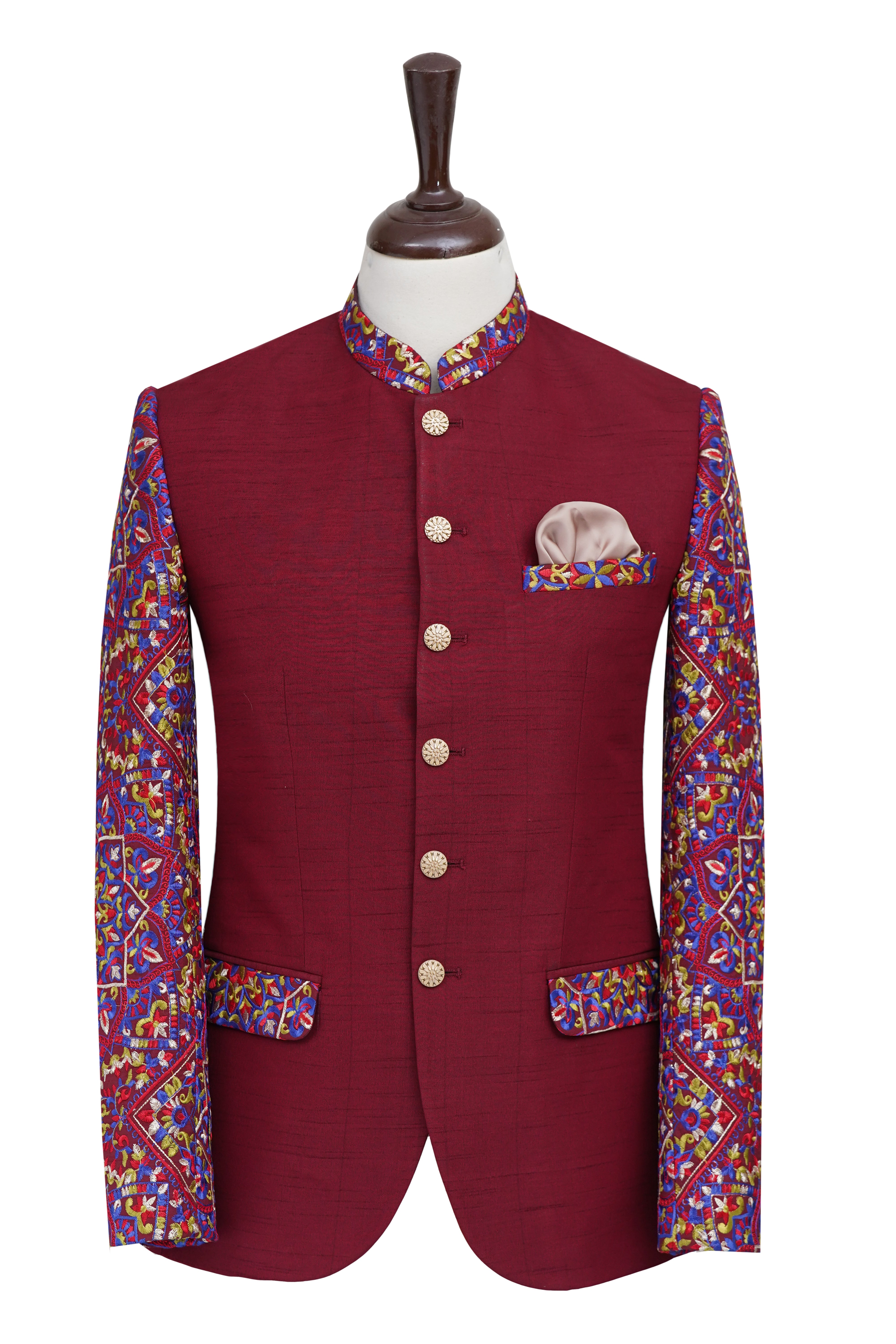 Cultured Maroon Prince Coat Maroon - Multicolor