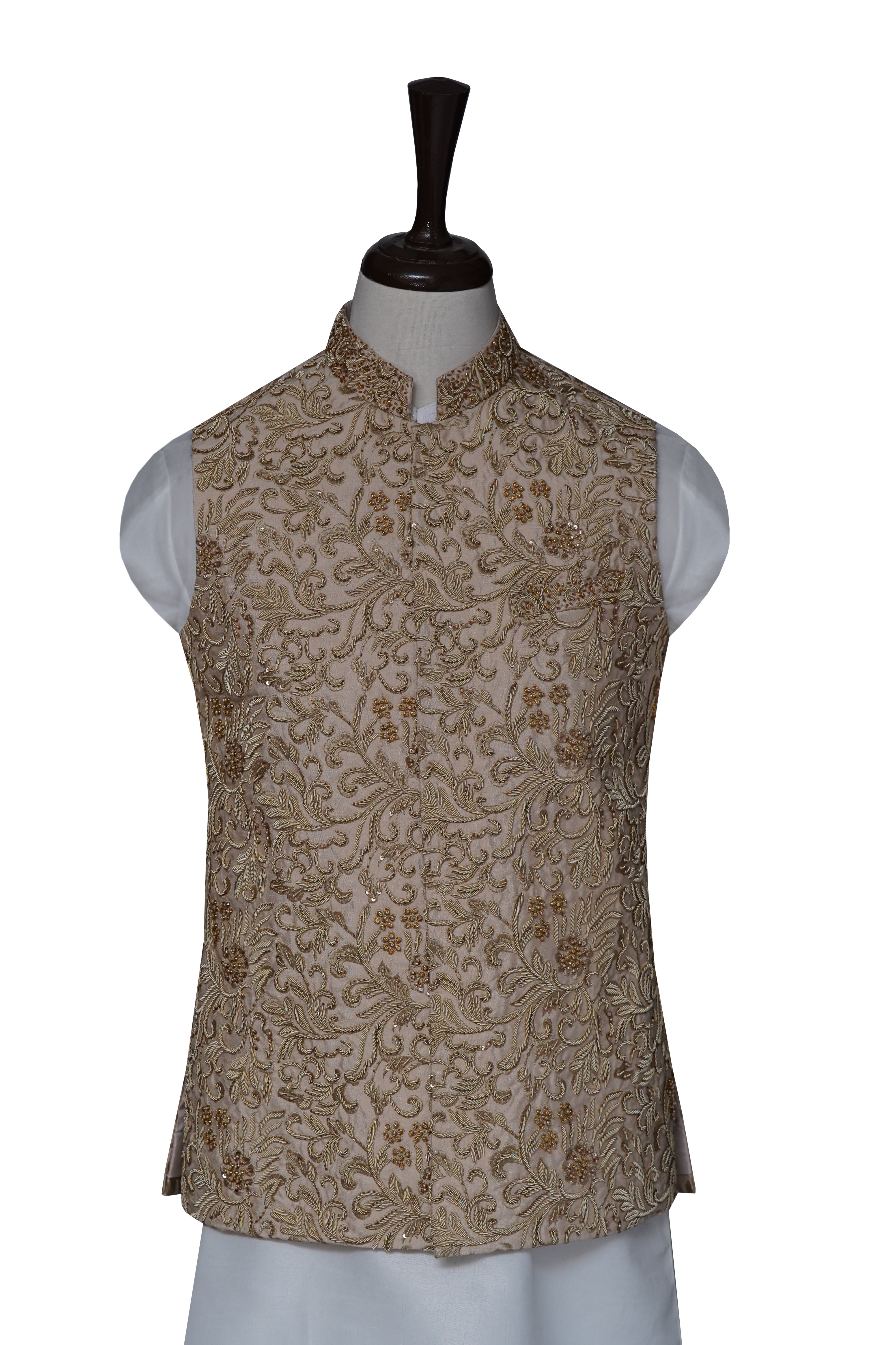 Royal Rose Gold Luxury Waistcoat Rose Gold