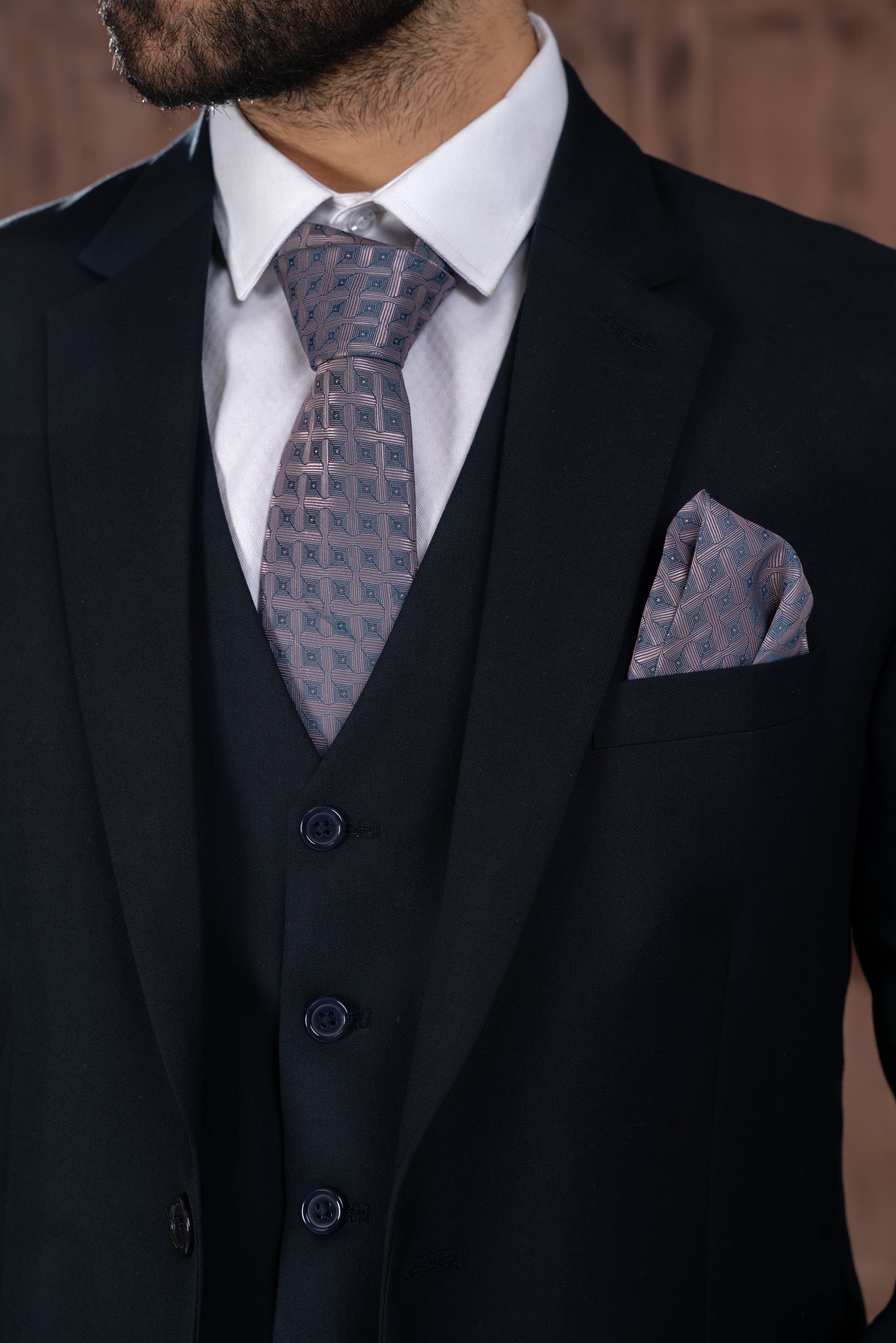 Royal Navy Blue Standard 3 Piece Suit