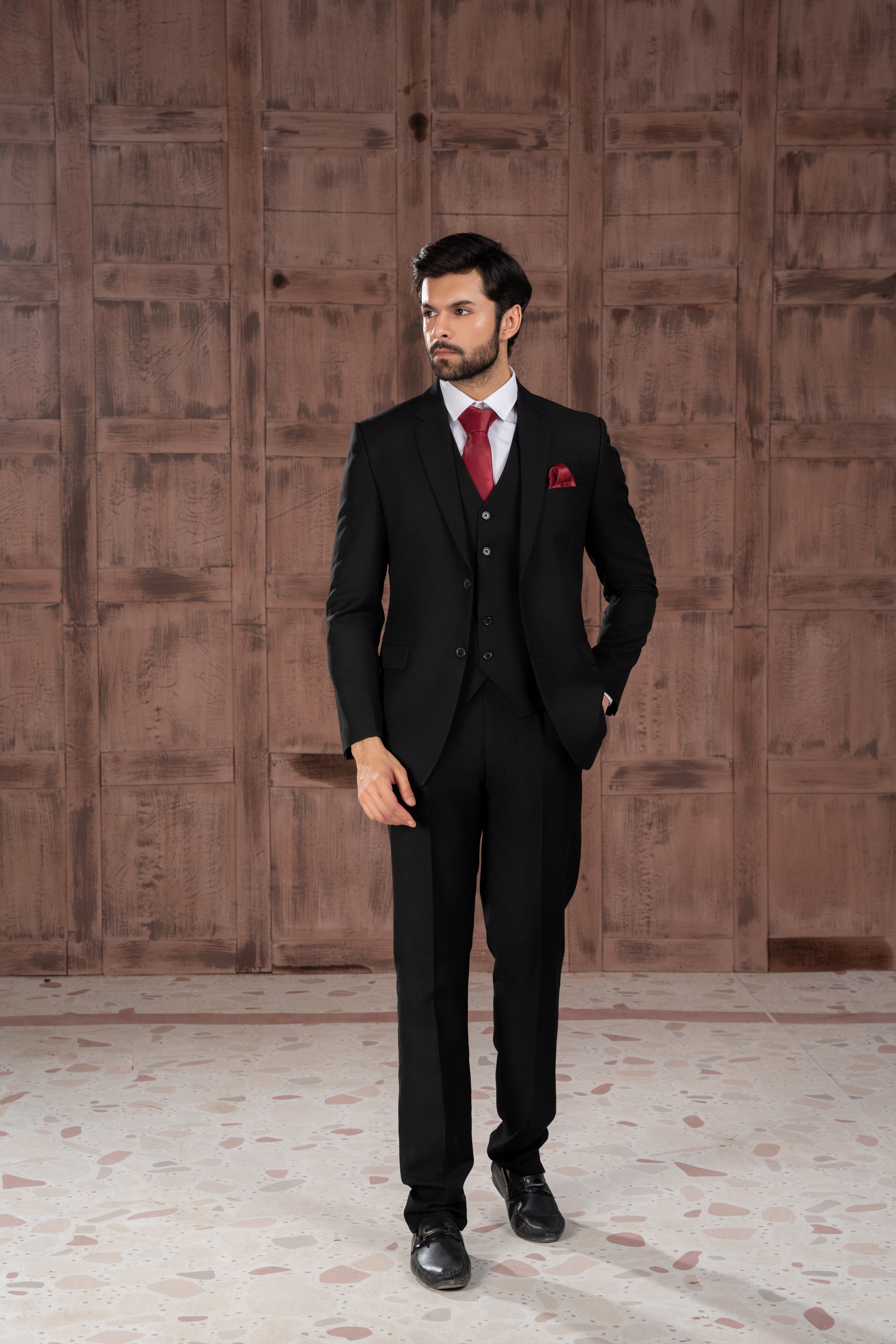 Royal Black Standard 3 Piece Suit