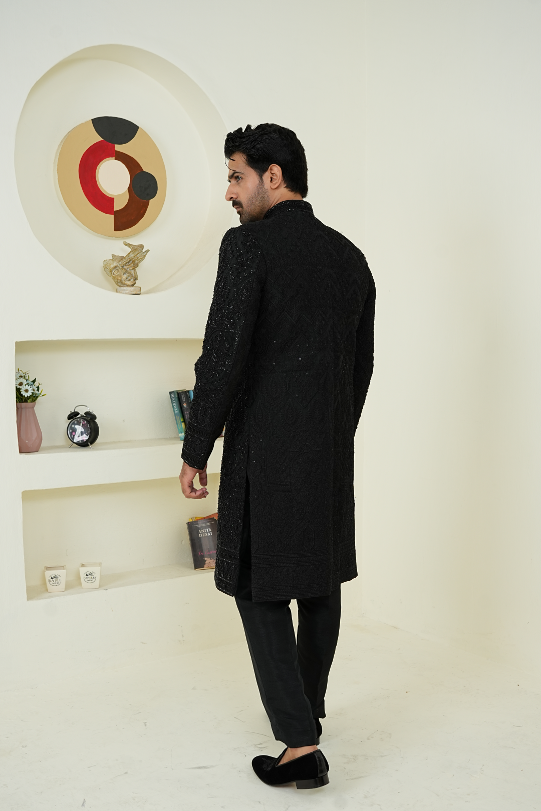 Black Story Design Luxury Sherwani