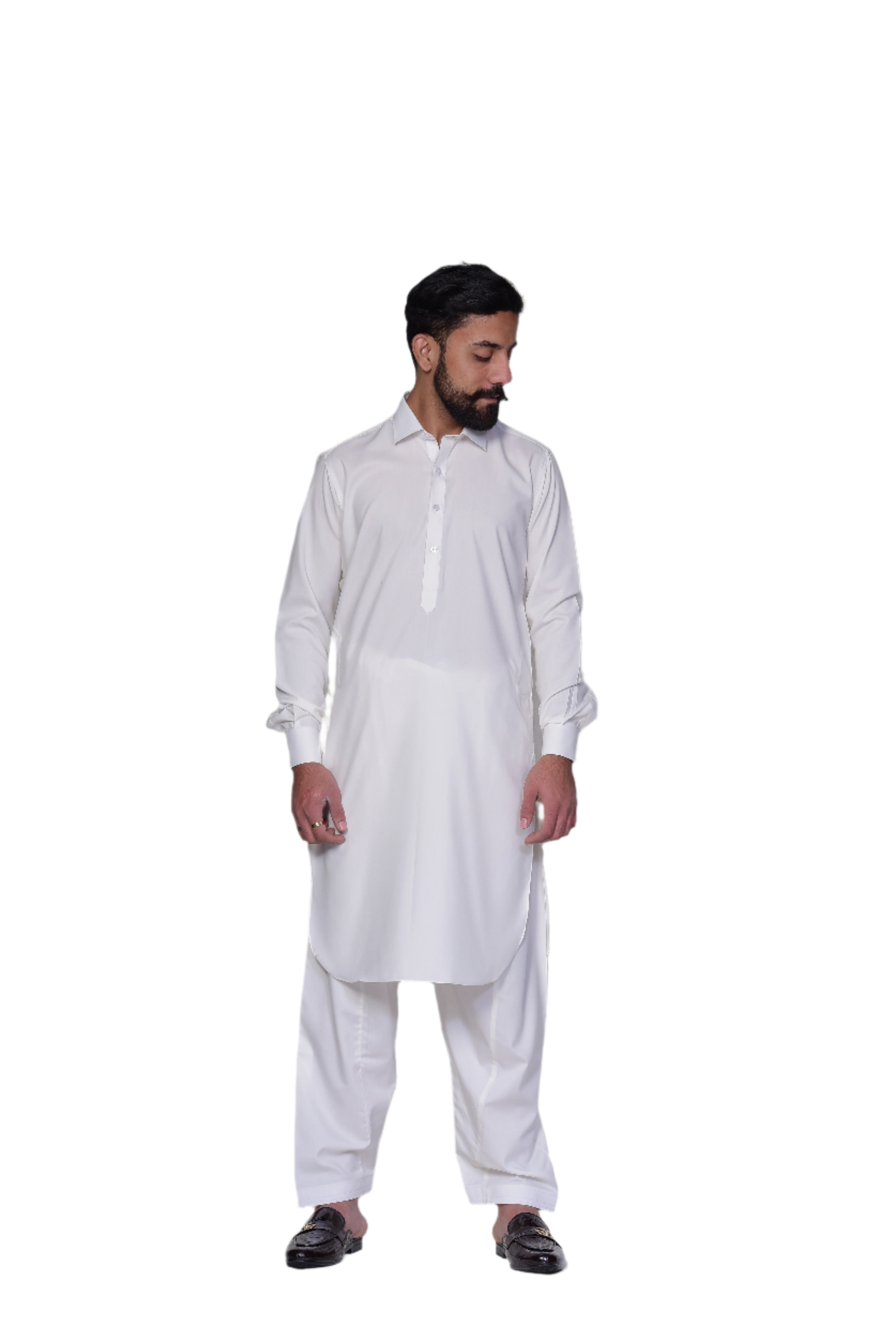 Designer Classic White Shalwar Kameez White