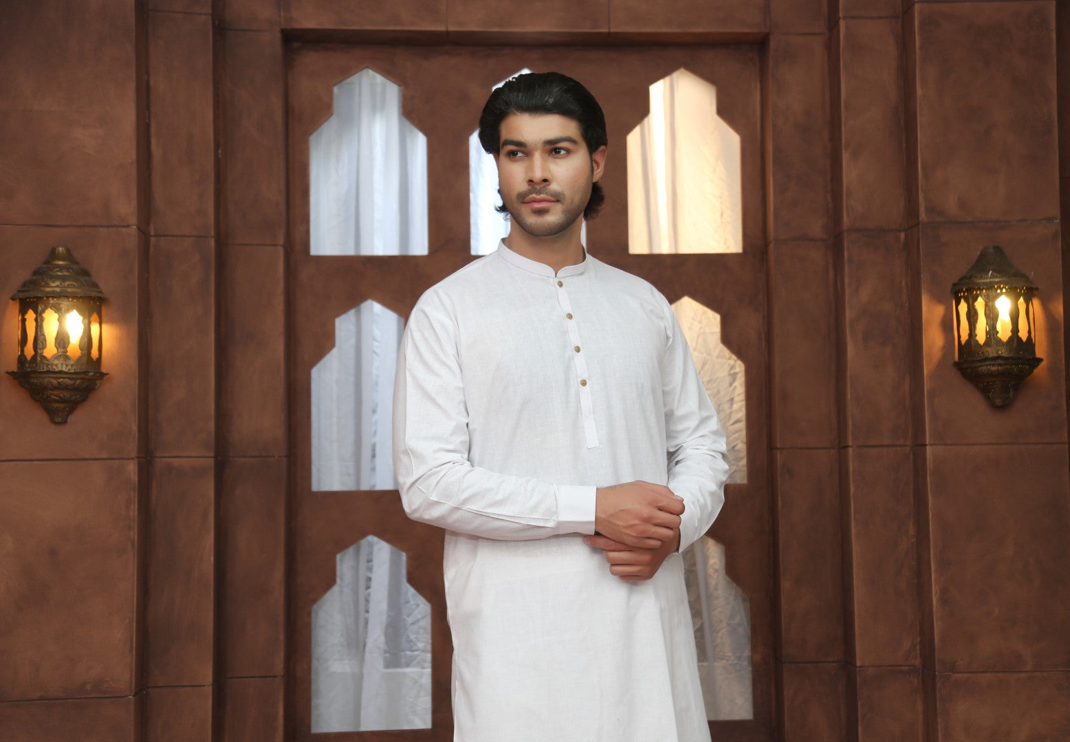 Royal Cotton White Kurta Pajama White