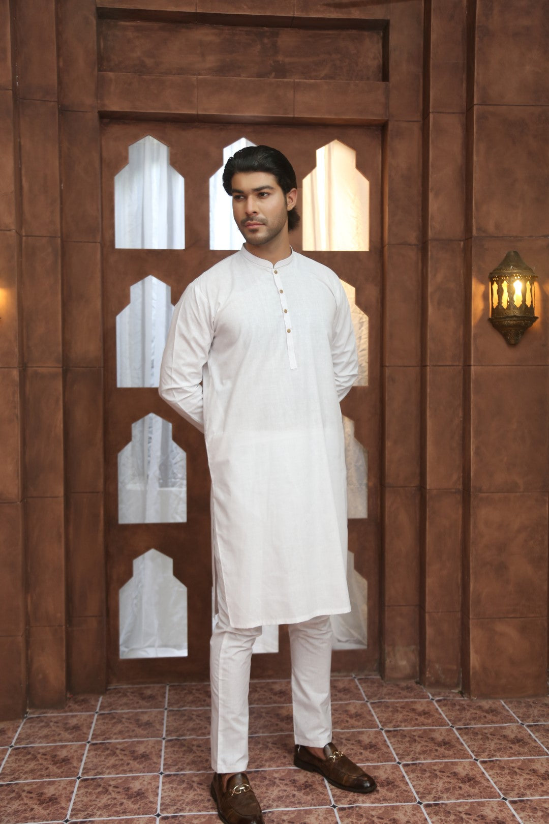 Royal Cotton White Kurta Pajama White