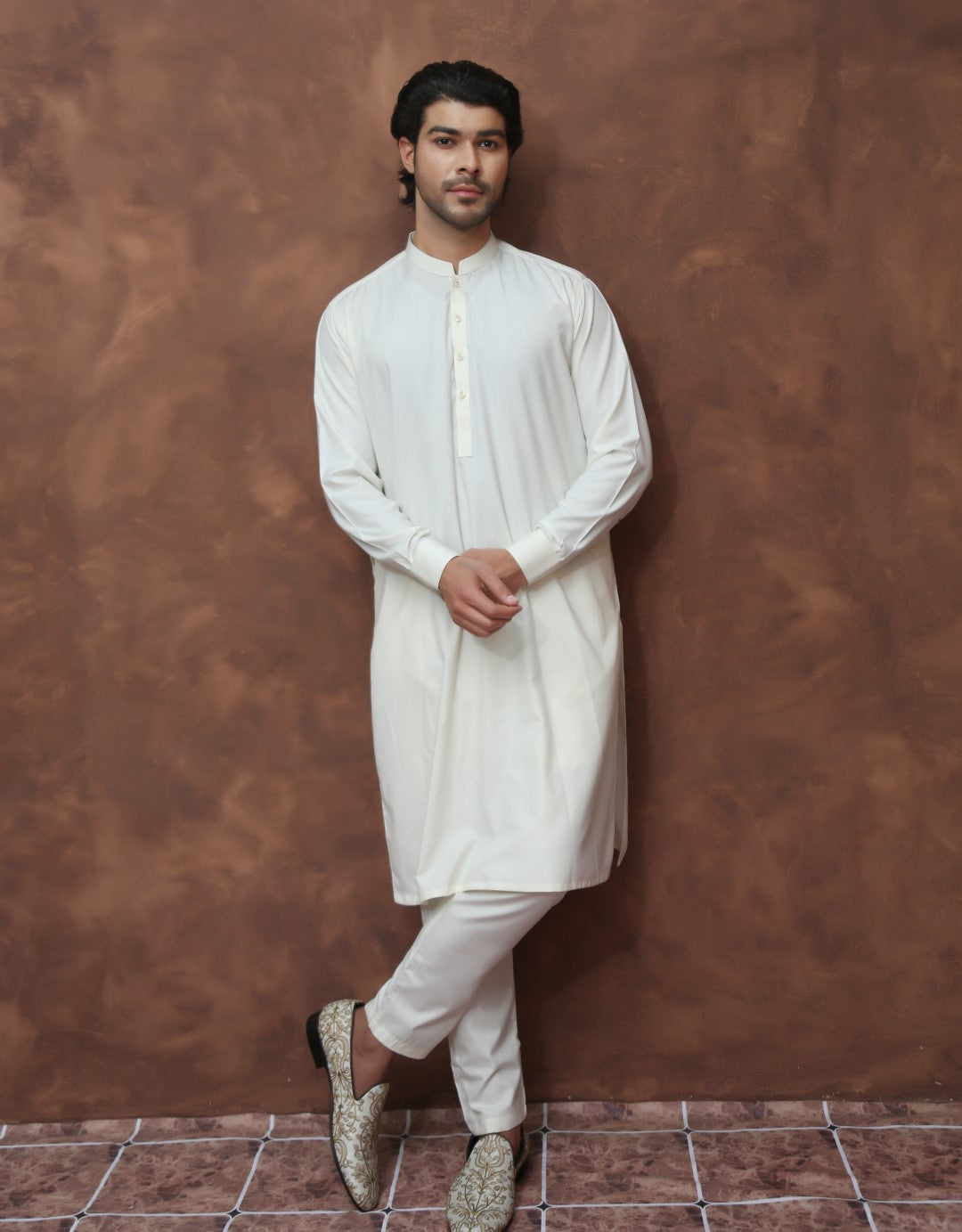Royal Ivory Off White Kurta Pajama Off White Ivory