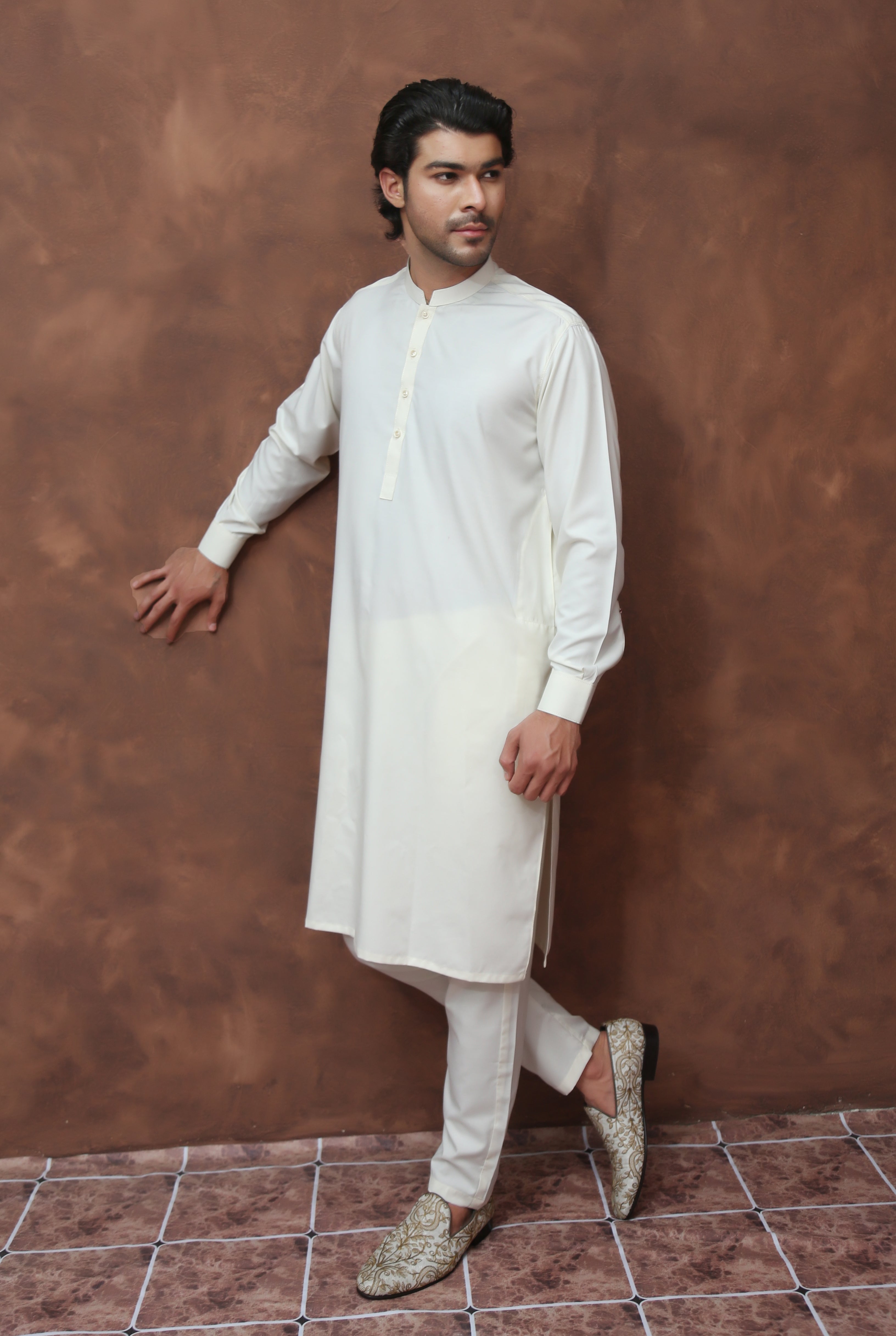 Royal Ivory Off White Kurta Pajama Off White Ivory
