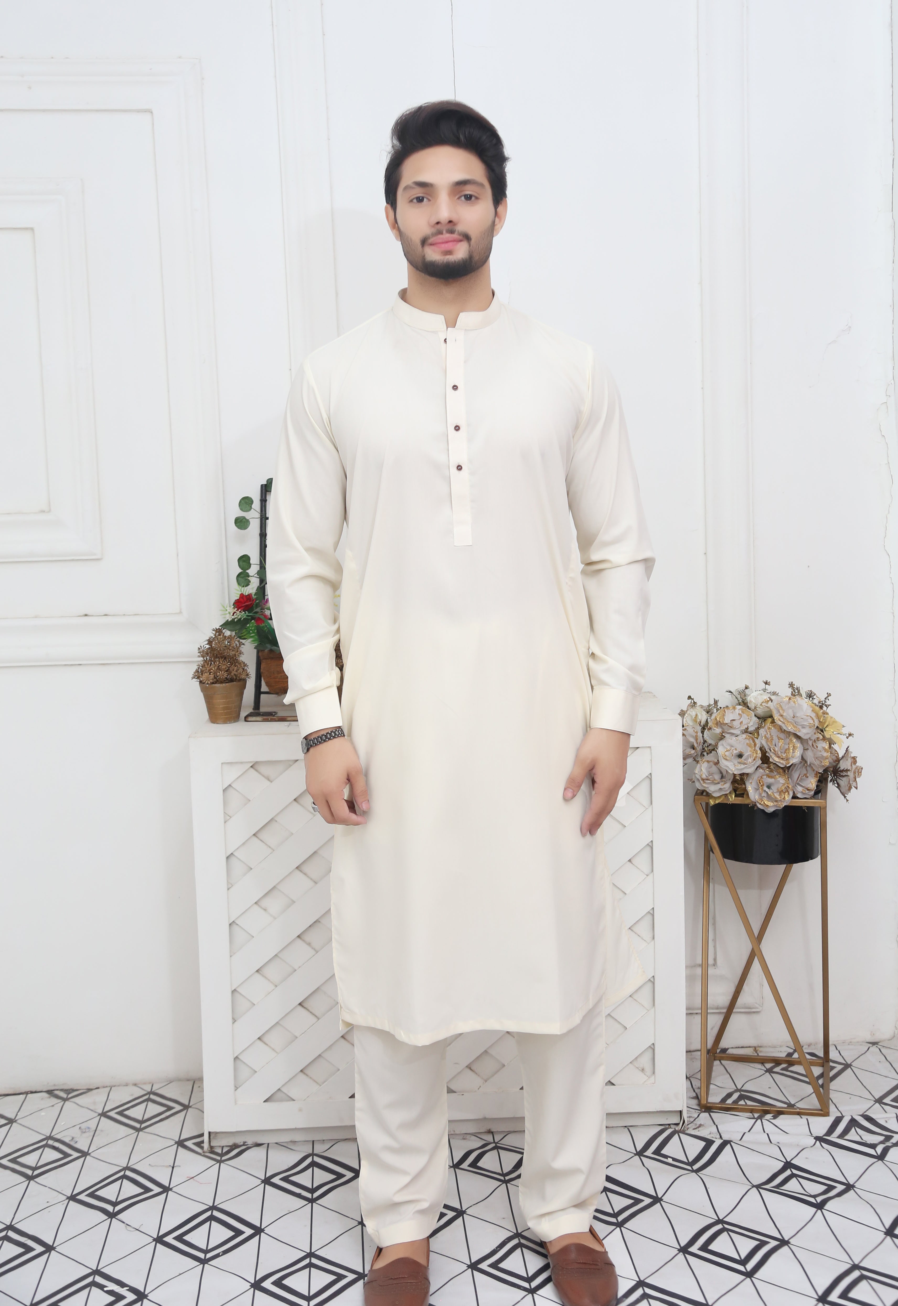 Luxury Off White Kurta Pajama Ivory Off White