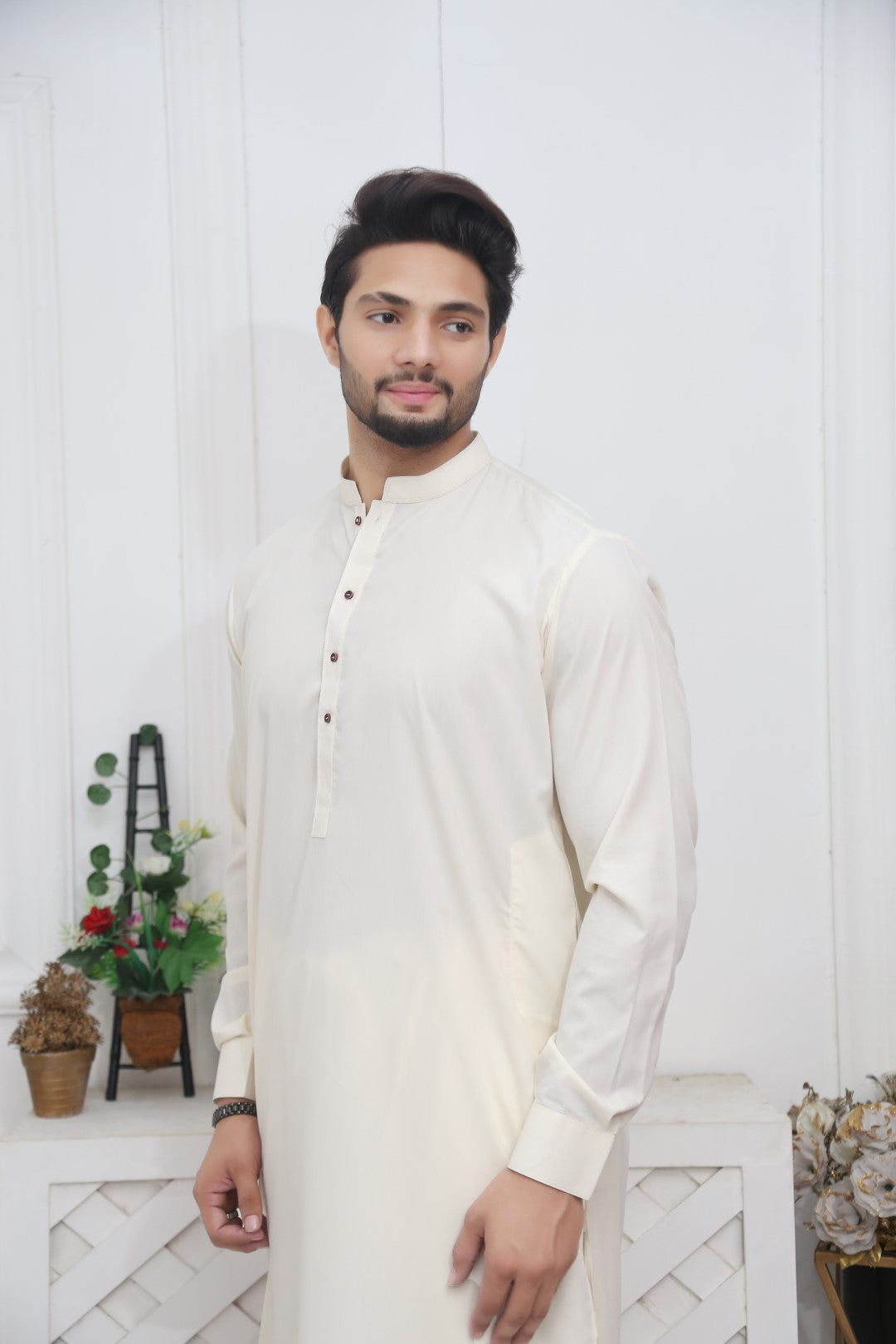 Luxury Off White Kurta Pajama Ivory Off White