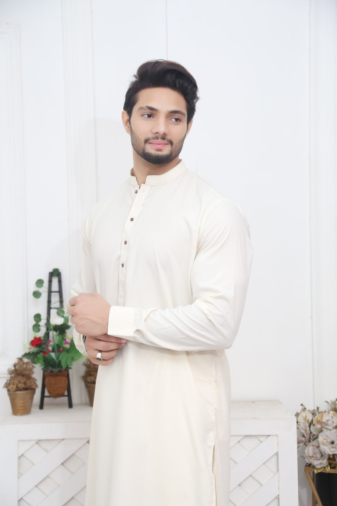 Luxury Off White Kurta Pajama Ivory Off White
