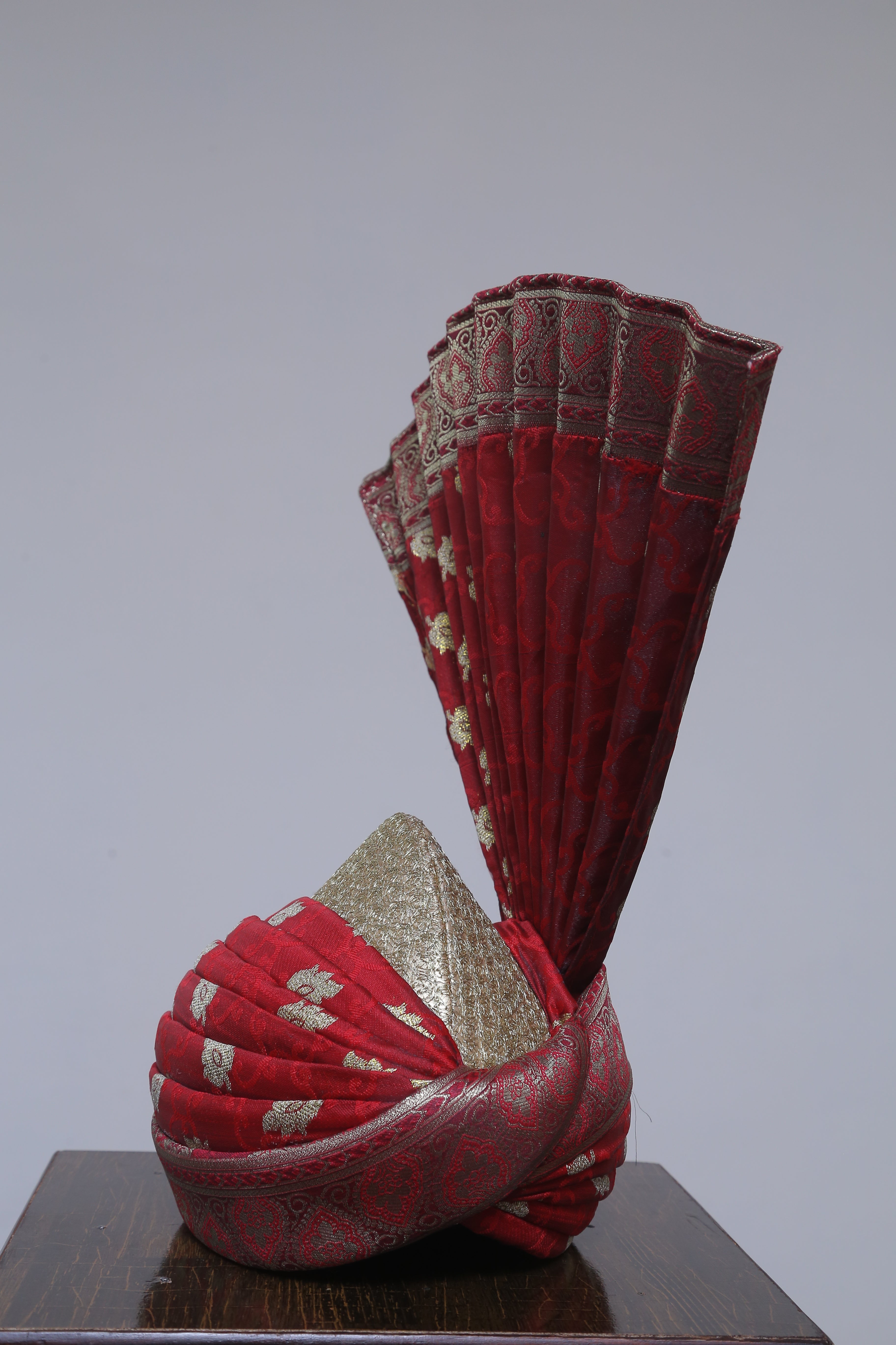 Jamawar Red Gold Chandi Cap Aitchison