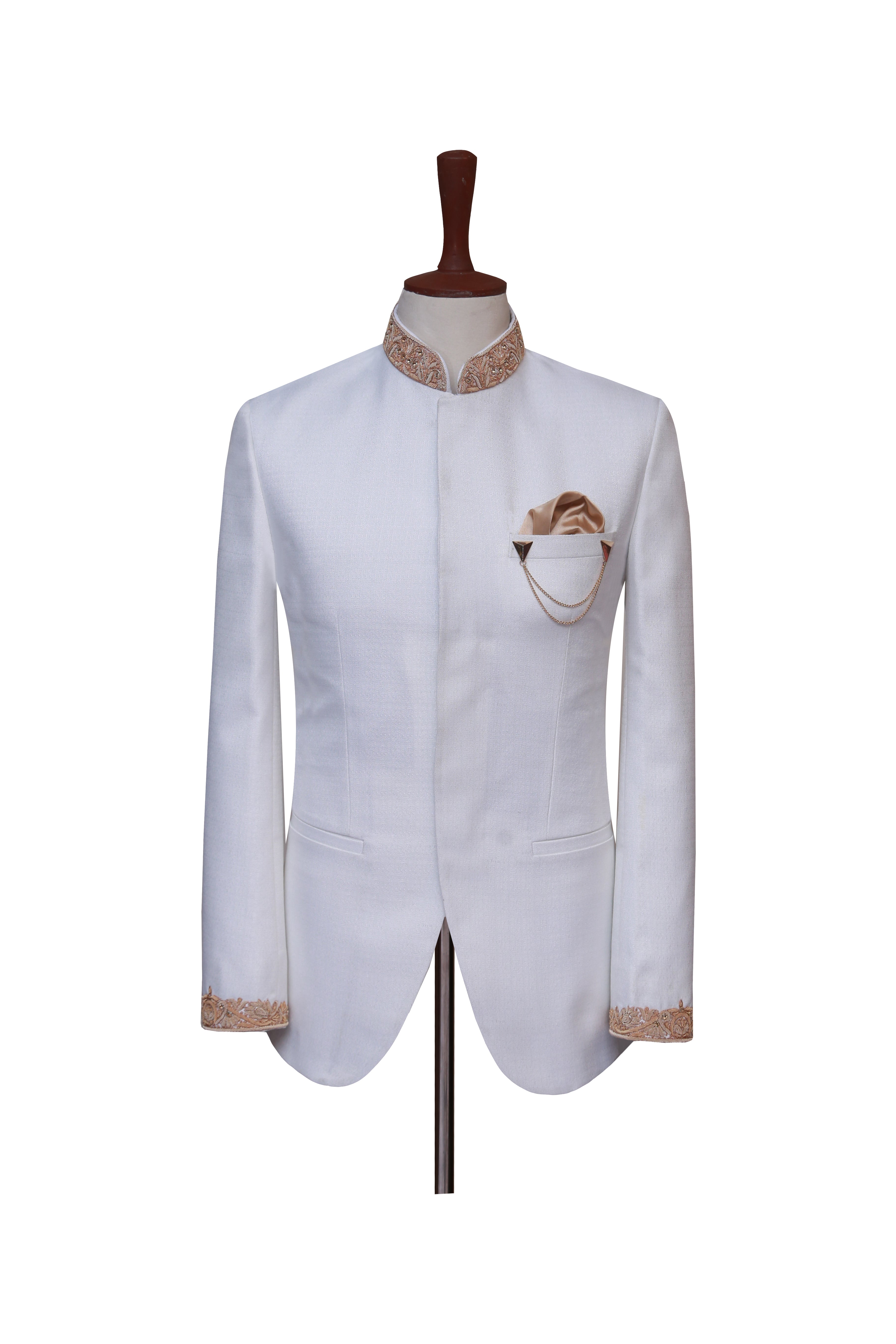 Royal White Prince Coat White