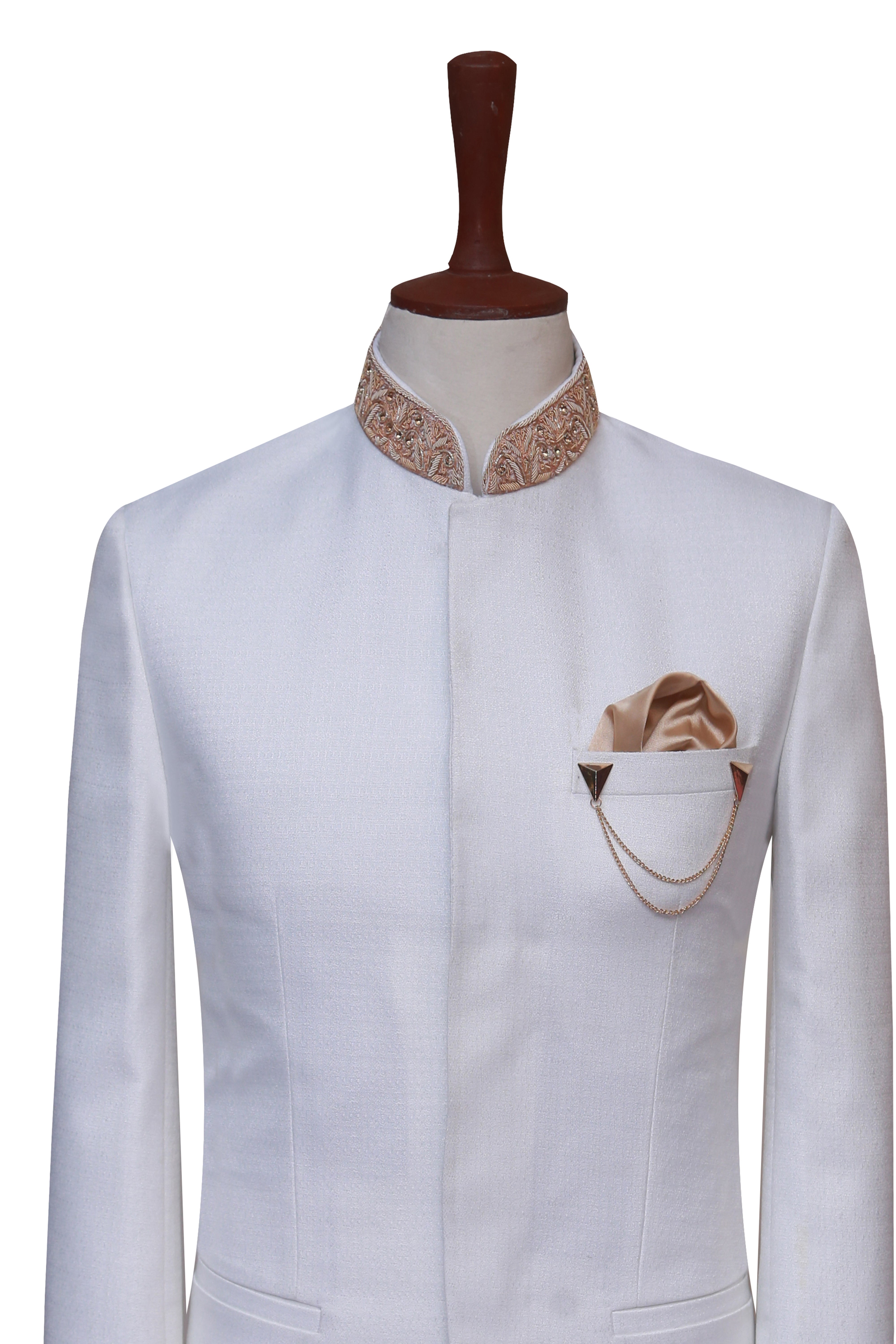 Royal White Prince Coat White