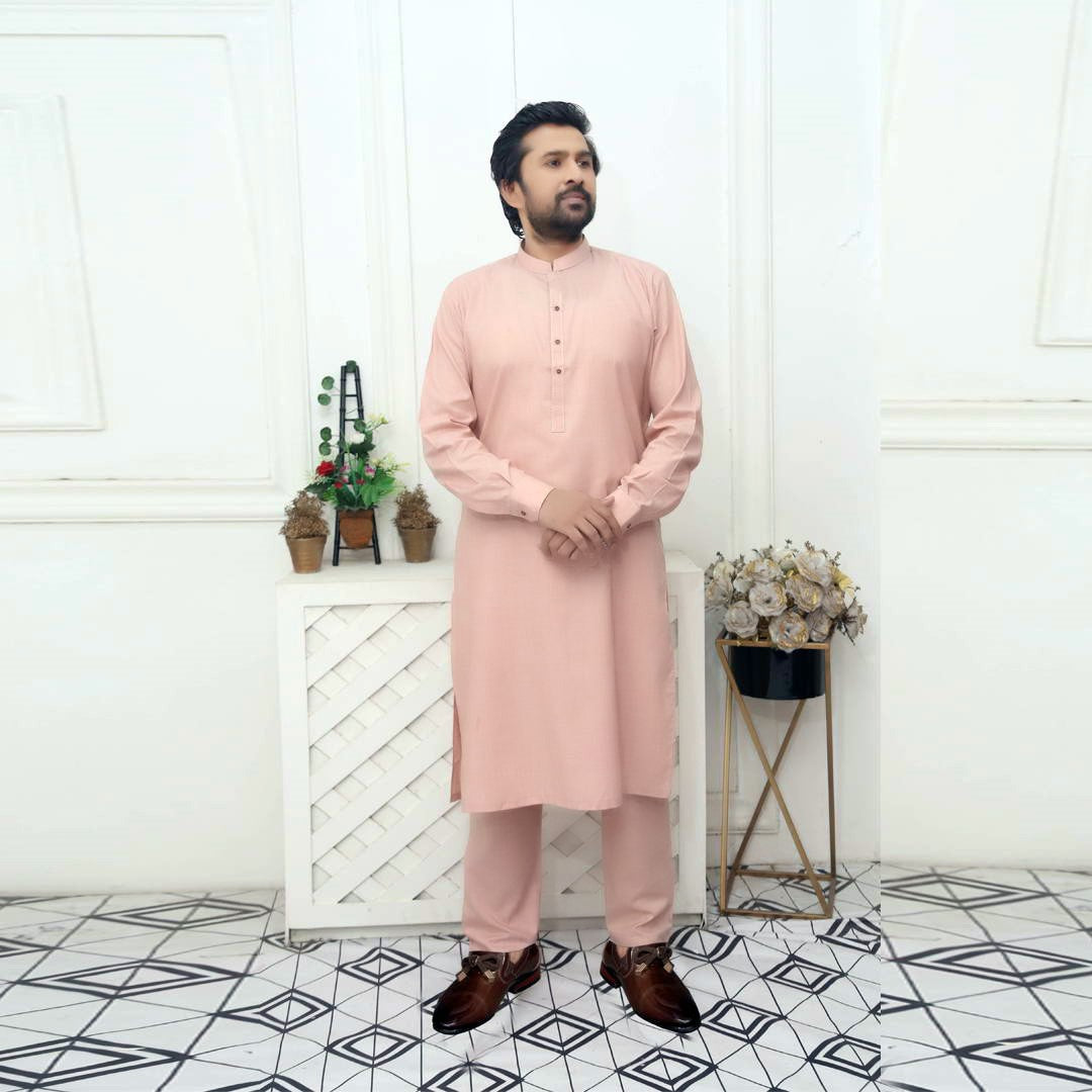Prime Peach Pink Kurta Pajama Peach Pink