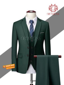 Green Three Piece Suit