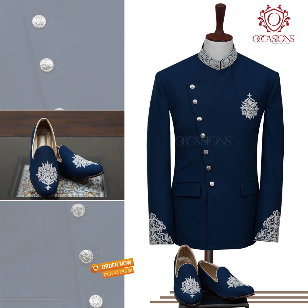 Blue Andrakha Prince Coat