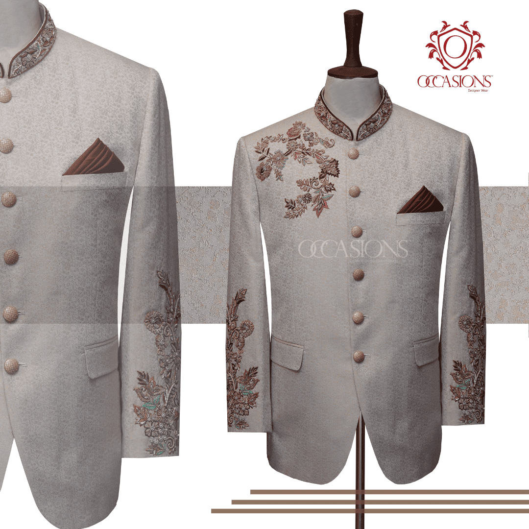 Luxury Prince coat with Thread work
